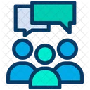 Interaktion Kommunikation Chatten Symbol