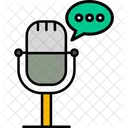 Gesprächs-Podcast  Symbol