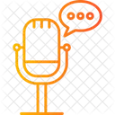 Gesprächs-Podcast  Symbol