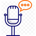 Gesprächs-Podcast  Symbol