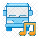 Konzerttour Musikalischer Konzertbus Konzertbus Symbol