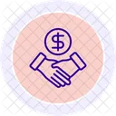 Kooperatives Venture Line Symbol Symbol