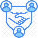 Kooperativ Deal Vereinbarung Symbol