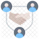 Kooperativ Deal Vereinbarung Symbol