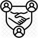 Kooperativ Deal Vereinbarung Symbol