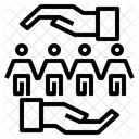 Konfoderation Konfoderation Kooperieren Symbol