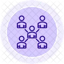 Koordinierte Anstrengung  Symbol
