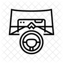 Kopf Oben Anzeige Symbol