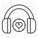 Kopfhörer Memory Love  Symbol