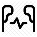 Kopfhörer-Kopplung  Symbol