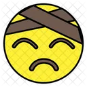 Kopfverband Emoji Emoticon Smiley Symbol