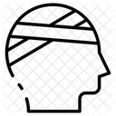 Kopfverletzung  Symbol