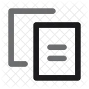 Kopieren Datei Kopieren Kopierbereich Symbol