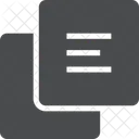 Text Kopieren Datei Kopieren Dokument Kopieren Icon