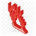 Ozean Koralle Zweig Icon