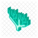 Koralle Pflanze Isometrisch Icon