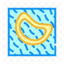 Koralle Wasser Farbe Icon