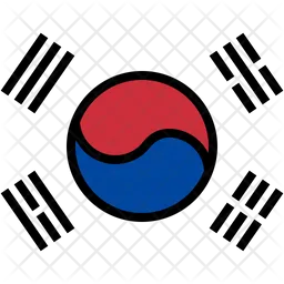 Korea Flag  Icon