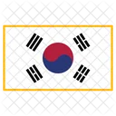 Korea South Flag Country Icon