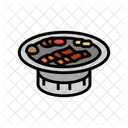 Korean Bbq Grill Icon