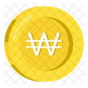 Korean Coin Cryptocurrency Crypto Symbol
