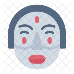 Korean Mask  Icon