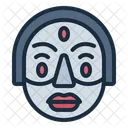 Korean Mask  Icon