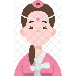 Korean Woman  Icon