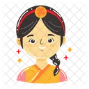 Korean woman  Icon