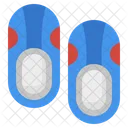 Koreanisches Schuhwerk Schuhe Flipflop Symbol