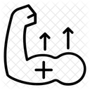 Körper vergrößern  Symbol