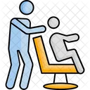 Korperbehandlung Stuhlmassage Massage Symbol