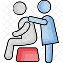 Korperbehandlung Stuhlmassage Massage Symbol