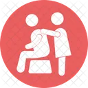 Korperbehandlung Stuhlmassage Massage Symbol