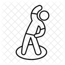 Körperflexibilität  Symbol