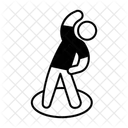Körperflexibilität  Symbol