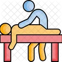 Korpermassage Korperbehandlung Massage Symbol