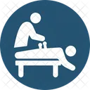 Korpermassage Korperbehandlung Massage Symbol