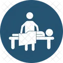 Korpermassage Korperbehandlung Massage Symbol