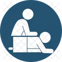 Korpermassage Korperbehandlung Massage Symbol