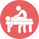 Korpermassage Korperbehandlung Massage Symbol