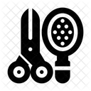 Pflege Salon Make Up Symbol