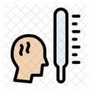 Temperatur Fieber Thermometer Symbol