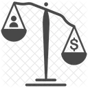 Korruptionsbilanz Bilanz Korruption Symbol