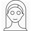 Kosmetische maske  Symbol