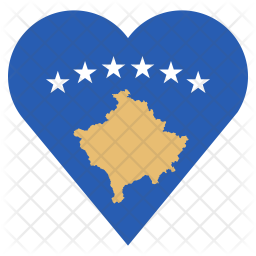 Download Kosovo Flag Icon of Flat style - Available in SVG, PNG ...