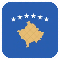 Kosovo Flag Icône