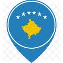 Kosovo Flag World Icon