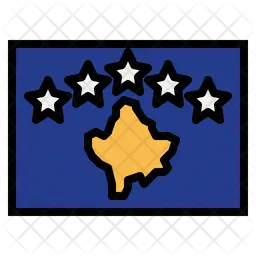 Kosovo Flag Icon