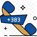 Kosovo Country Code Phone Code Icon